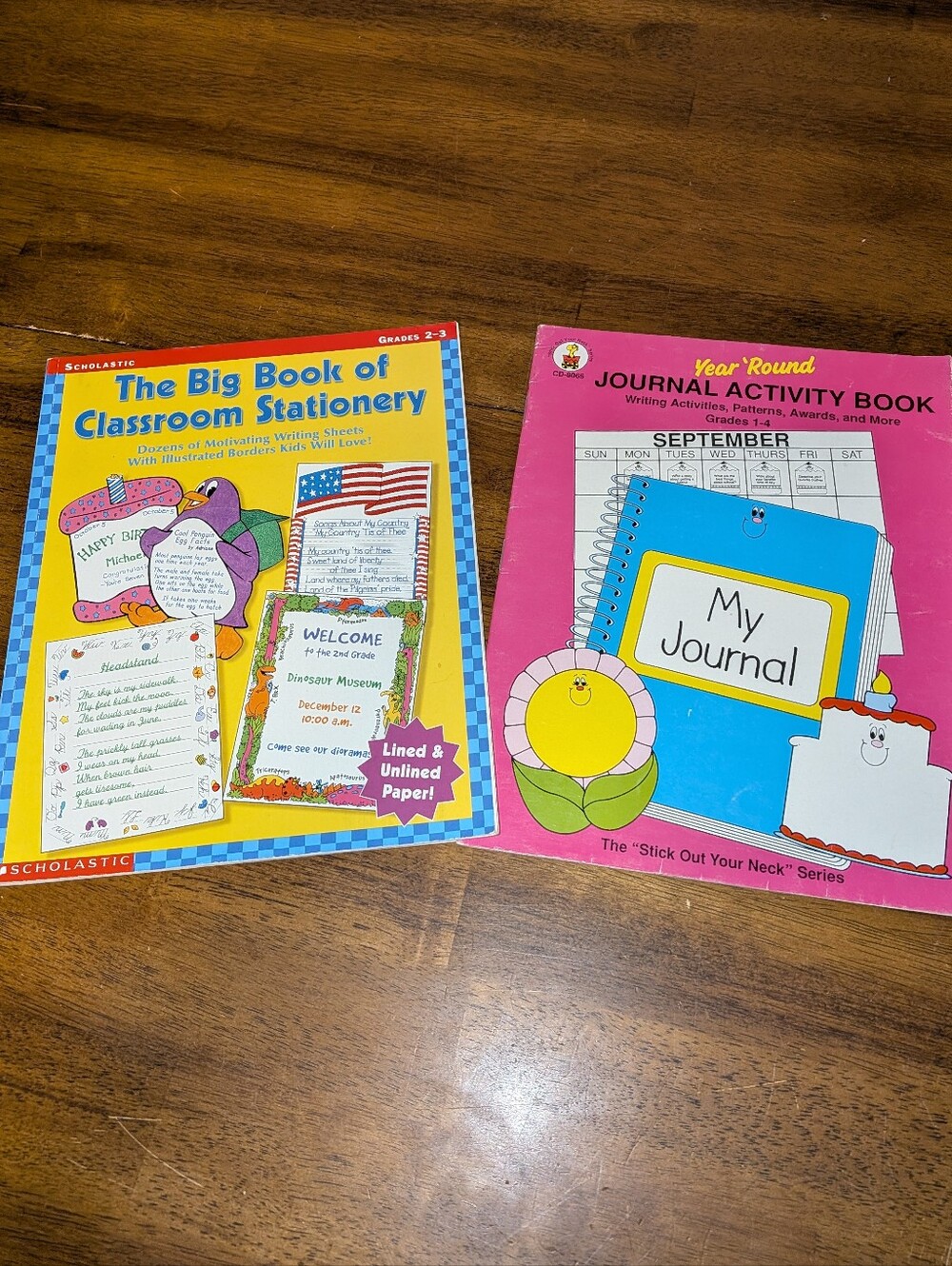 New Vintage Carson Dellosa Scholastic Teacher Stationary Chart Books